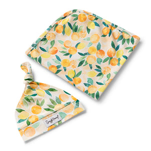 Jersey Wrap Set - Sunny Citrus