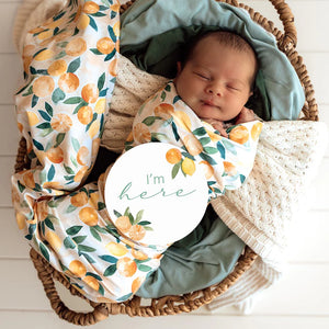Jersey Wrap Set - Sunny Citrus