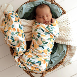 Jersey Wrap Set - Sunny Citrus