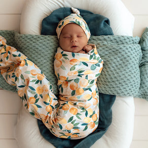 Jersey Wrap Set - Sunny Citrus