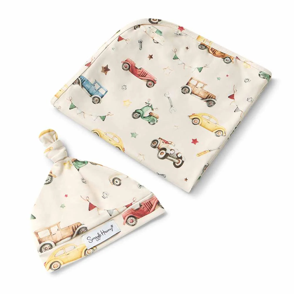 Jersey Wrap Set - Vintage Cars