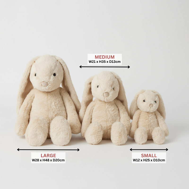 Jiggle & Giggle - Beige Bunny - 25cm & 35cm