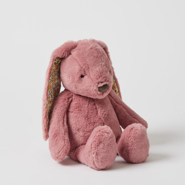 Jiggle & Giggle - Floral Bunny - Raspberry