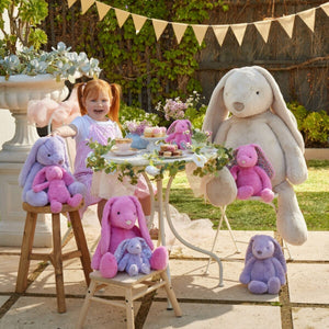 Jiggle & Giggle - Floral Bunny - Sherbert Pink (2 sizes)