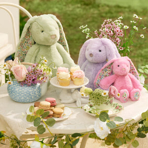 Jiggle & Giggle - Floral Bunny - Sherbert Pink (2 sizes)