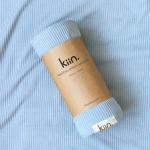 Bamboo Stretch Swaddle - Pastel Sky (plus accessories)