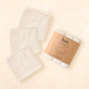 Wash Cloth 3 Pack - Ivory