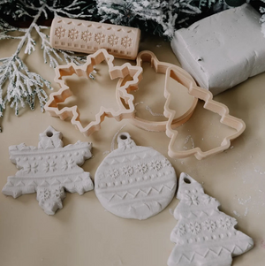 Eco Cutter Set - Christmas Ornament Roller & Cutter Set