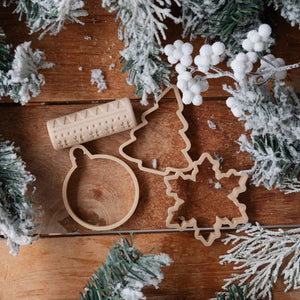 Eco Cutter Set - Christmas Ornament Roller & Cutter Set