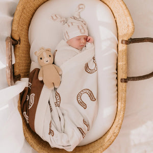 Knit Blanket - Western Horse Shoe