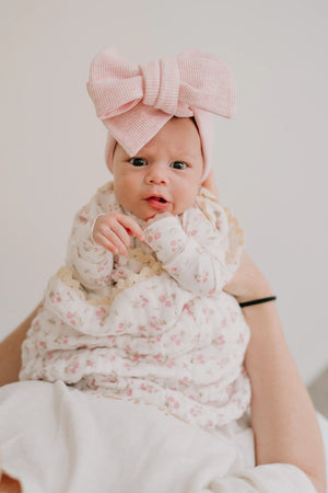 Gauze Lace Blanket - Paisley Peony