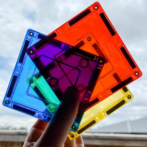 Magnetic Tiles - Small Square Pack - 36 Piece Set