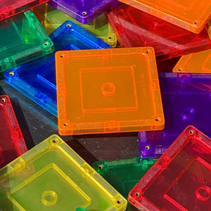 Magnetic Tiles - Small Square Pack - 36 Piece Set