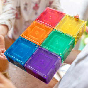 Magnetic Tiles - Small Square Pack - 36 Piece Set