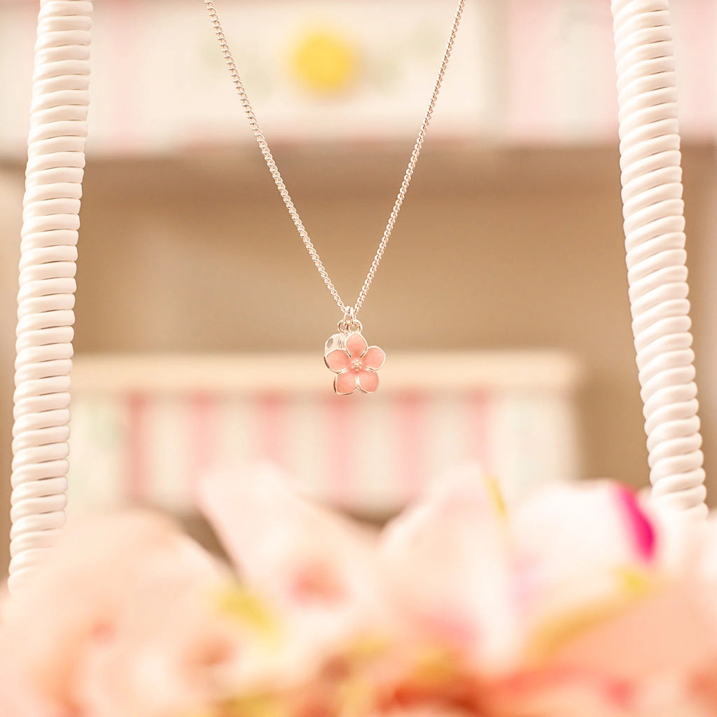 Necklace - Pink Flower