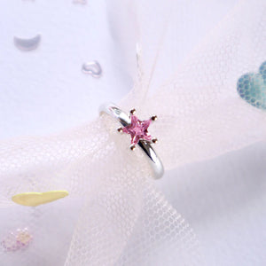Ring - Shining Star Ring - Pink