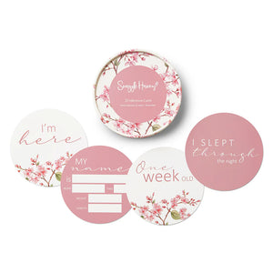 Reversible Milestone Cards - Cherry Blossom & Jewel