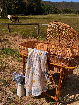 Bamboo Wrap - Blue Pony Club