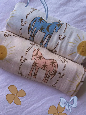 Bamboo Wrap - Pink Pony Club