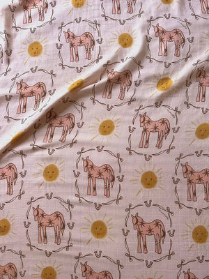 Bamboo Wrap - Pink Pony Club