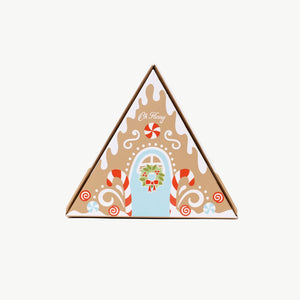 Oh Flossy - Christmas Gingerbread House - Mini Mani Set