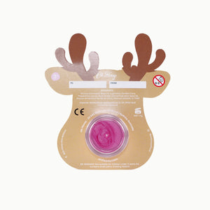 Oh Flossy - Natural Lipstick Stocking Stuffer - Rudolph with Pink