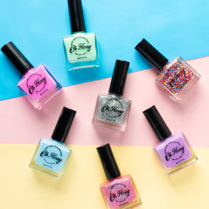 Oh Flossy - Plant-Based Nail Polish Set - Pink Pamper