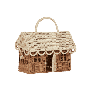 Olli Ella - Rattan Gingerbread Casa Clutch