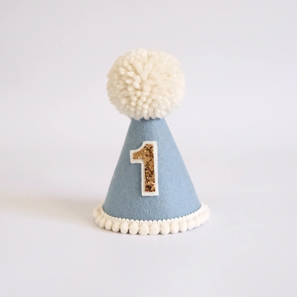 Party Hat - Grey/Blue