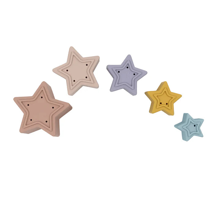 Silicone Nesting Stars - Multi