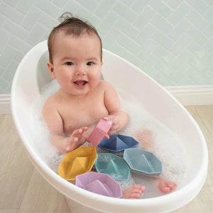 Silicone Origami Bath Boats 6pk