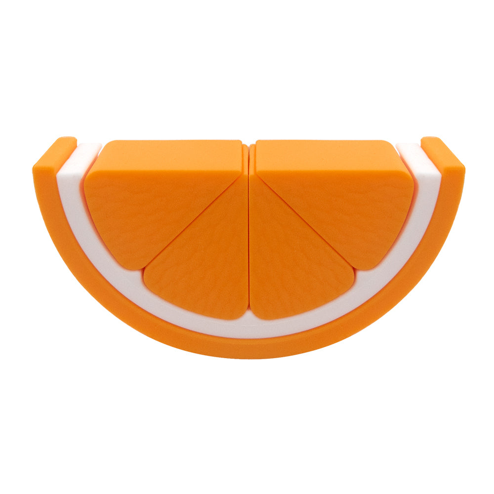 Silicone Puzzle - Orange