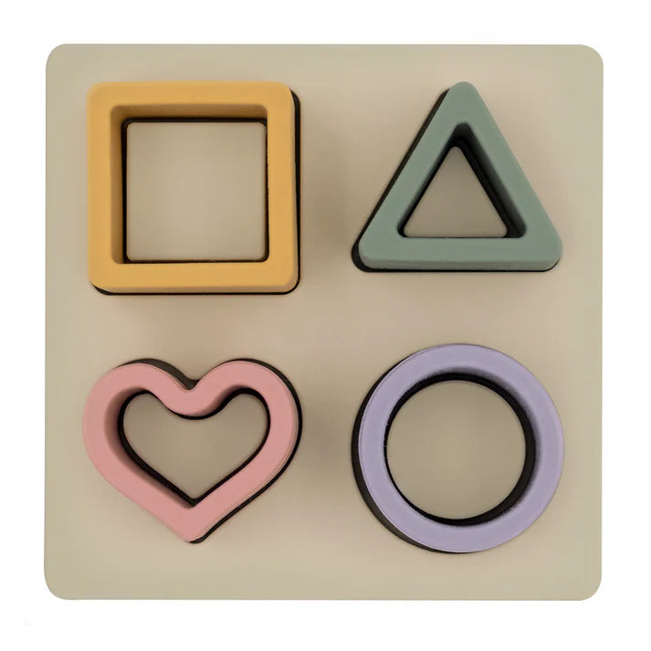 Silicone Shape Puzzle - Rose