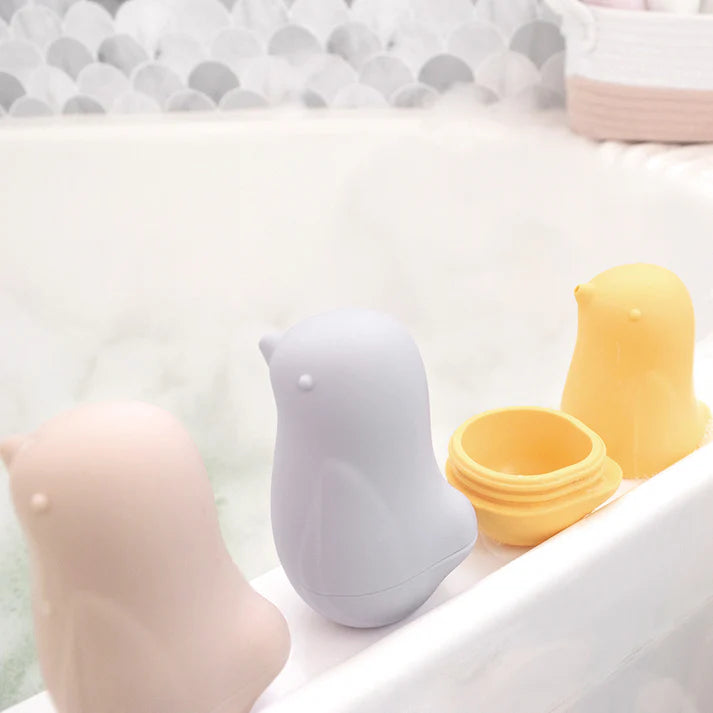 Silicone Squeezy Bath Birds 3pk