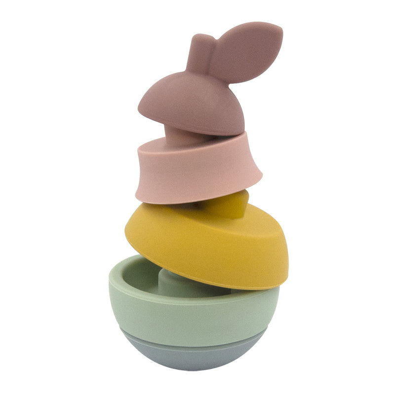 Silicone Stacking Puzzle - Pear