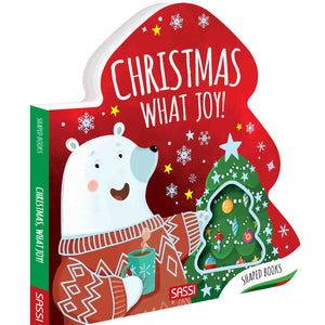 Board Book - Shaped Book - Christmas, What Joy!