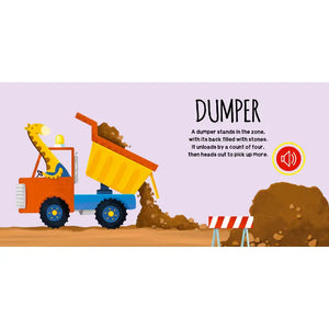 Board Book - Sounds Book - Construction Site Vehicles