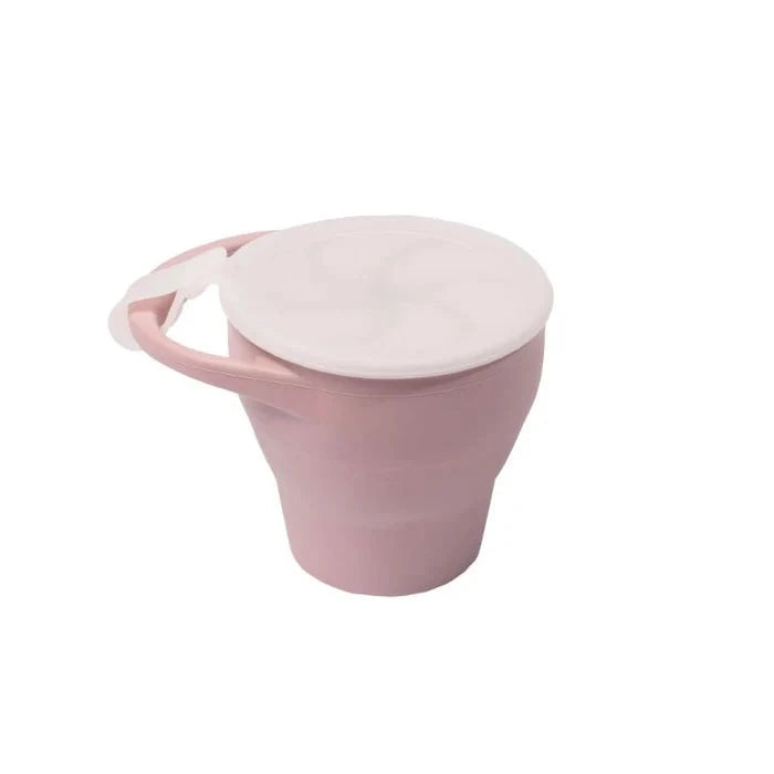 Expandable Silicone Snack Cup - Dusty Lilac