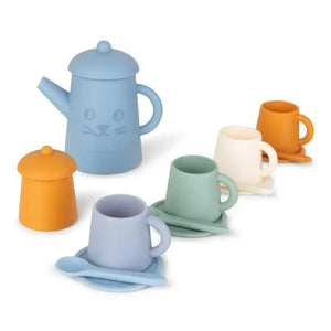 Silicone Tea Set - Pure Tones 9pcs
