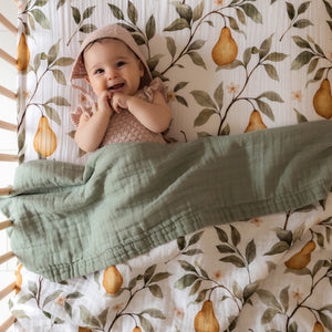 Snuggly Blanket - Whimsical Pear