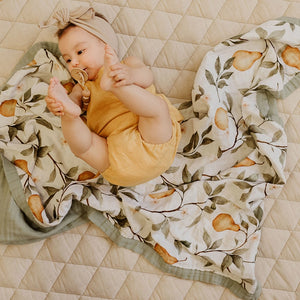 Snuggly Blanket - Whimsical Pear