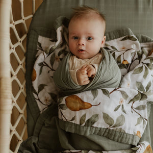 Snuggly Blanket - Whimsical Pear
