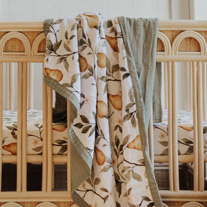 Snuggly Blanket - Whimsical Pear