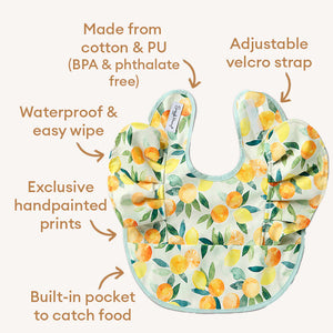 Snuggle Bib - Citrus Squeeze Frill