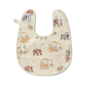 Snuggle Bib - Diggers & Tractors