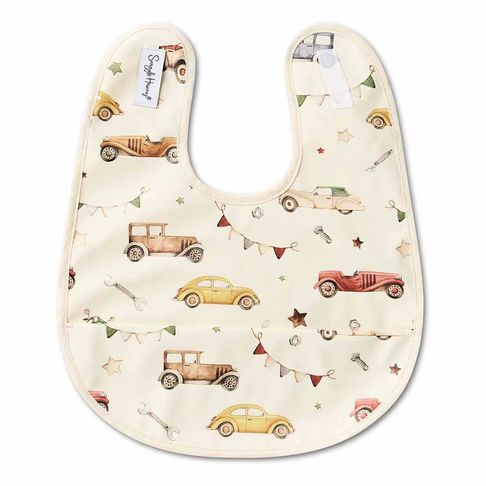 Snuggle Bib - Vintage Cars