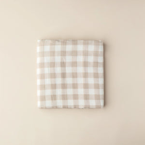 Organic Muslin Wrap - Classic Gingham