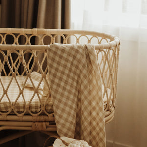Organic Muslin Wrap - Classic Gingham