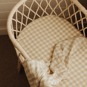 Organic Muslin Wrap - Classic Gingham