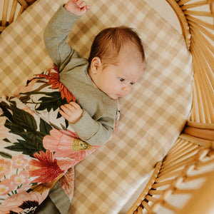 Organic Muslin Wrap - Les Fleurs